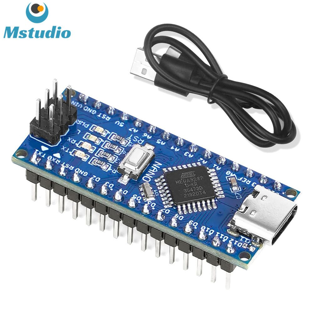 2 шт Arduino Nano V3.0 Программируемый контроллер USB Type-C на базе ...