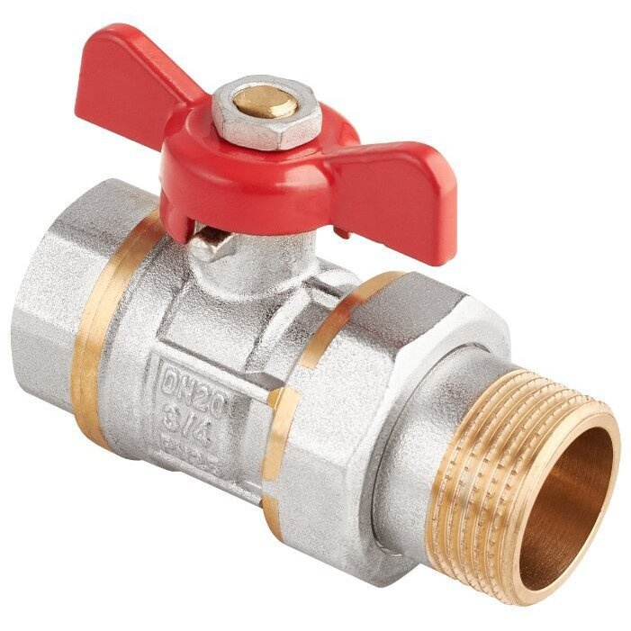 Кран шаровый с американкой 3/4" вн/нар MVI BV.320.05 купить по низкой ...