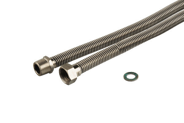 Шланг, подводка для газовых систем TIM 1/2\" 2м Гайка-гайка — купить в ...