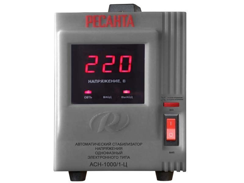 Автоматический стабилизатор напряжения Ресанта АСН-10000 1-Ц однофазный ...