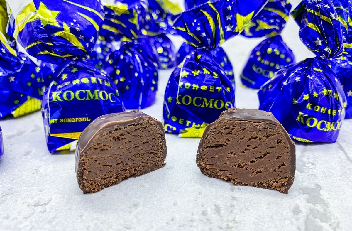 Конфеты шоколадные "КОСМОС" 3000 г., весовые, Пермская Фабрика — купить ...