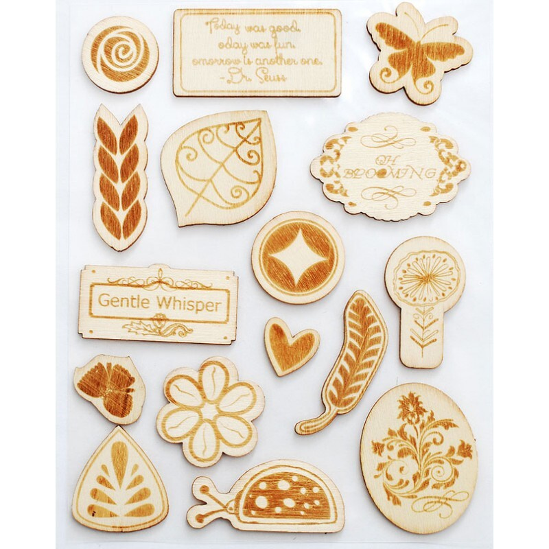 Деревянные чипборды "Флора и фауна" — купить в интернет-магазине OZON с ...