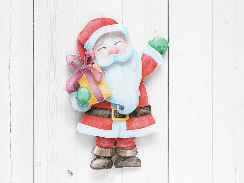 Папертоль Paperlove "Дедушка Мороз", 8x12 см #1
