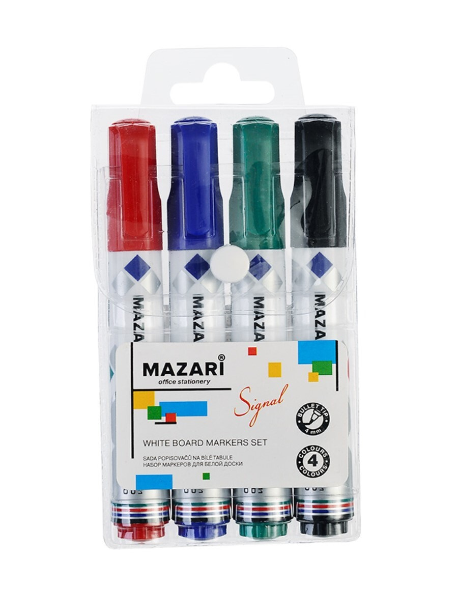 Набор маркеров для белой доски, SIGNAL, 4 цв. — купить в интернет ...