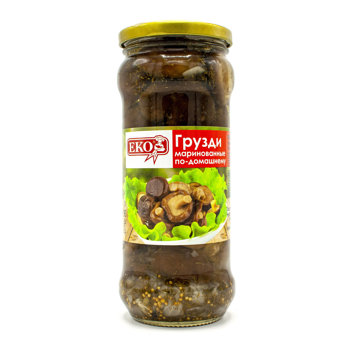 Грузди целые "ЕКО" маринованные 530 г — купить в интернет-магазине OZON ...