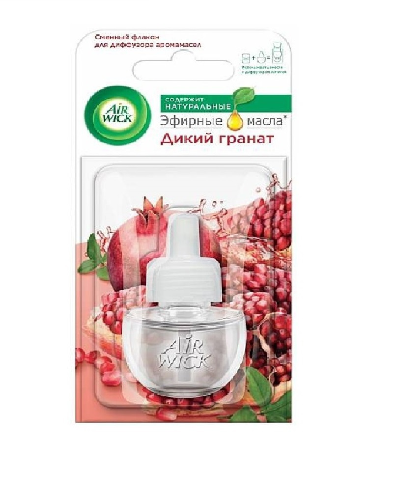 Флакон сменный для арома-диффузора AIR WICK Дикий гранат, 19 мл - 2 шт ...