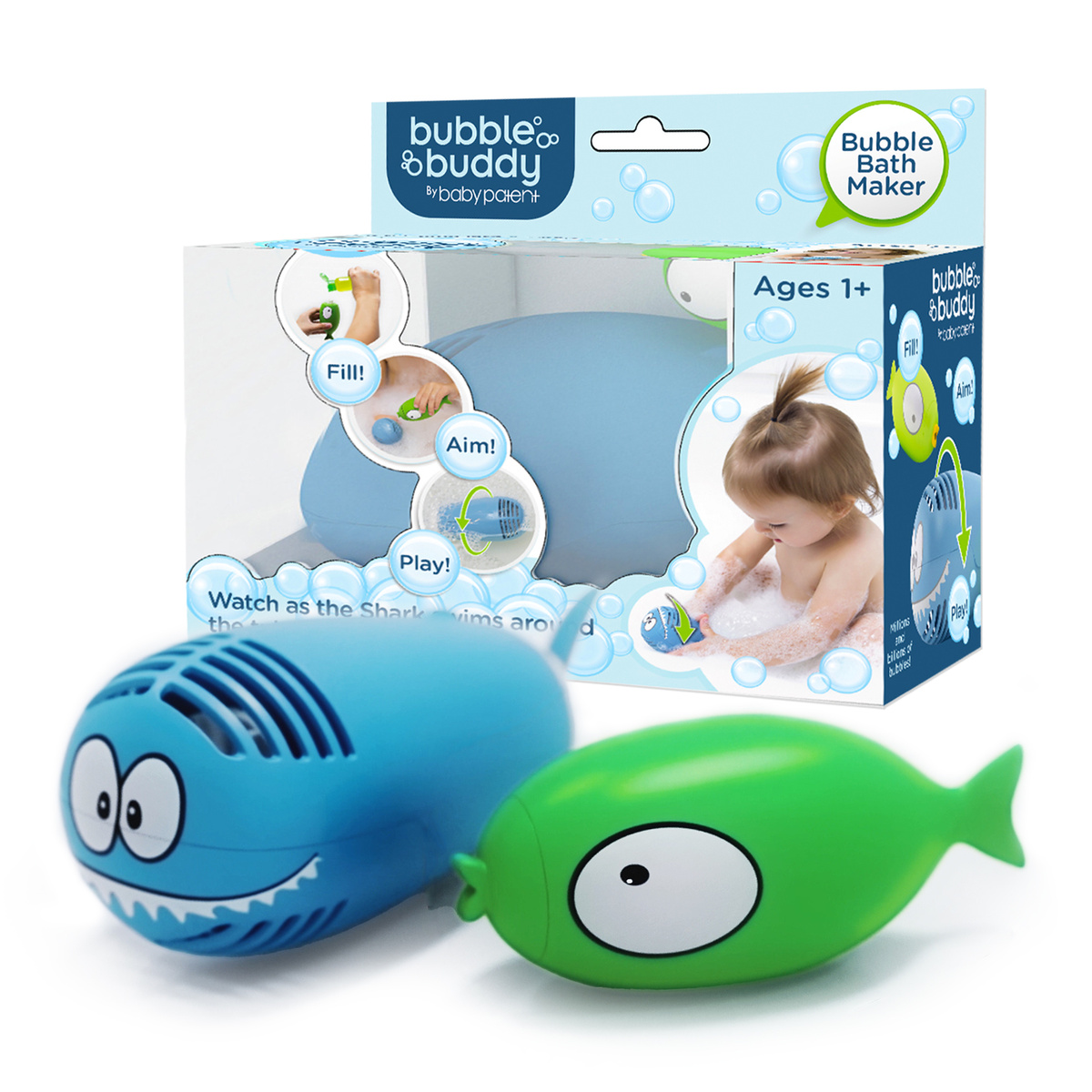 Генератор пены "Bubble Buddy" развивающая игрушка для купания в ванной/ Baby Patent.  #1