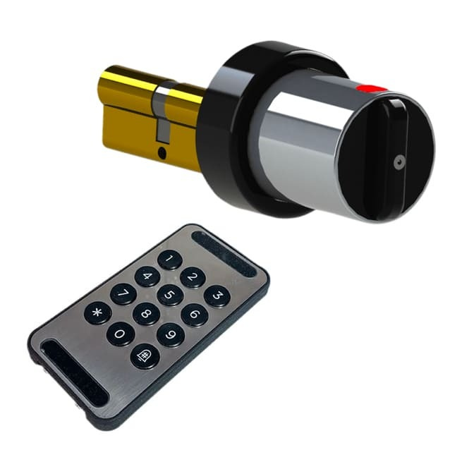 Motorlock-C V2. Комплект кодовый беспроводной с универсальным цилиндром и тонкой панелью  #1