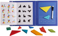 Танграм магнитный деревянный - Развивающие игрушки для детей 3 - 4 - 5 - 6 лет - Головоломки - Настольные игры для детейТо. Спонсорские товары