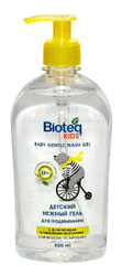 Bioteq Гель для подмывания малышей "С ромашкой и алоэ" / детское средство для мальчиков и девочек, новорожденных младенцев, с ромашкой, Д-пантенолом и алоэ, 0+, 500 мл. Bioteq Kids