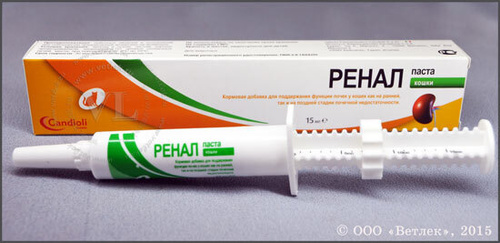 Препарат Ренал: инструкция по применению для кошек
