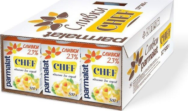 Parmalat Сливки Крем 23 500мл. 12шт. - купить с доставкой по выгодным ...