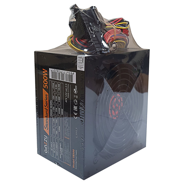 Блок питания компьютера GINZZU CB500 ATX 500W 120mm - купить с ...