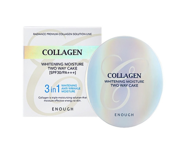 Как поменять блок пудры collagen Enough Пудра Collagen Whitening Moisture Two Way Cake #21, 13г*2 - купить с дост