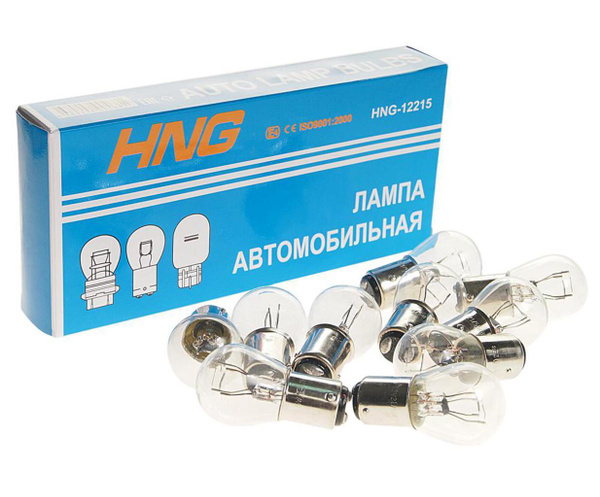 Характеристики Лампа 12V P21/5W BAY15d двухконтактная HNG подробное ...