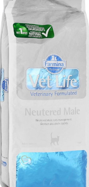 Сухой корм Farmina Vet Life Cat Neutered Male, Фармина Вет Лайф ...