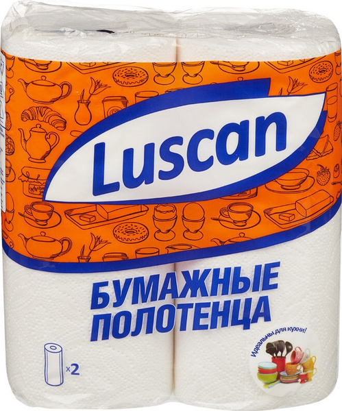 Luscan Бумажные полотенца купить на OZON по низкой цене (207942092)