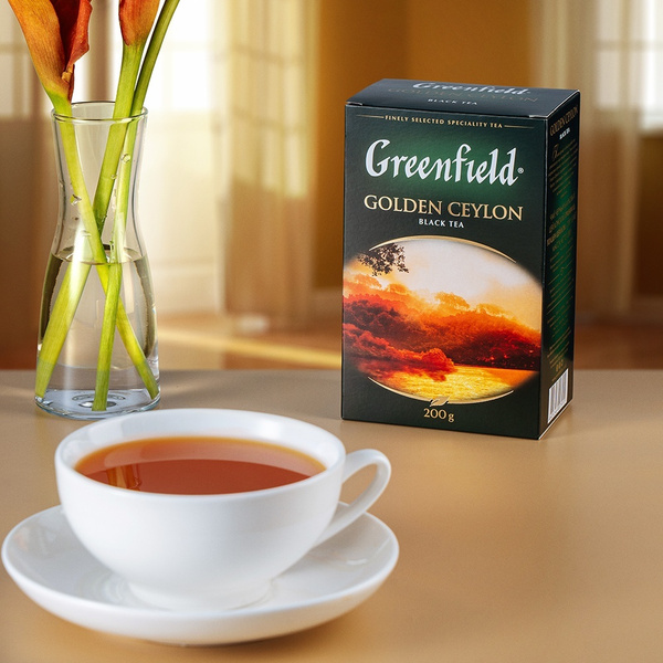 Чай листовой черный Greenfield Golden Ceylon, 200 г - купить с ...