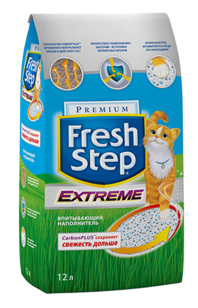 Наполнитель для кошачьего туалета fresh step