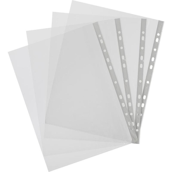 Файлы А4, файл для документов "Economy", А4, 45 мкм, прозрачный ...