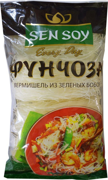 Вермишель фунчоза Sen Soy стеклянная, 150 г - купить с доставкой по ...