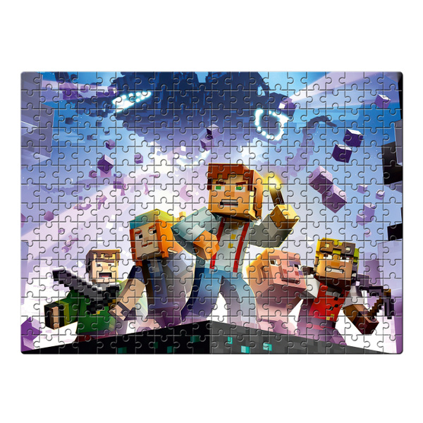 Пазл "Майнкрафт 3" / Пазл развивающий размером 30х40 - купить с ...