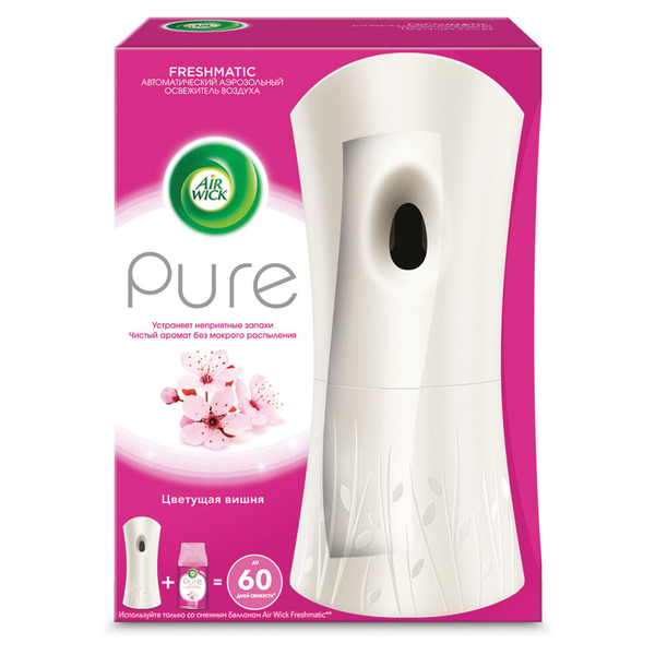 Освежитель воздуха автоматический 250 мл, AIRWICK Pure, диспенсер ...