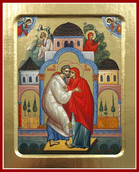 Икона святых Иоакима и Анны на дереве: 125 х 160 - купить по низким ...