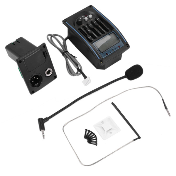 5-полосный звукосниматель для акустической гитары, предусилитель, ЖК ...