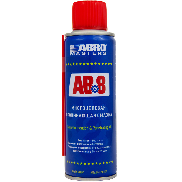 Смазка проникающая ABRO MASTERS AB-8 Spray Lubricant & Penetrating Oil ...