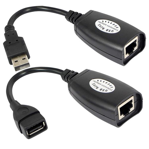 Адаптер-удлинитель сетевого кабеля USB-RJ45 RJ 45 Усилитель сигнала ...