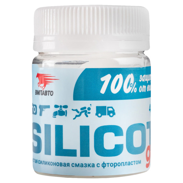 Смазка универсальная силиконовая с фторопластом "SILICOT", ВМПАВТО, 40 ...