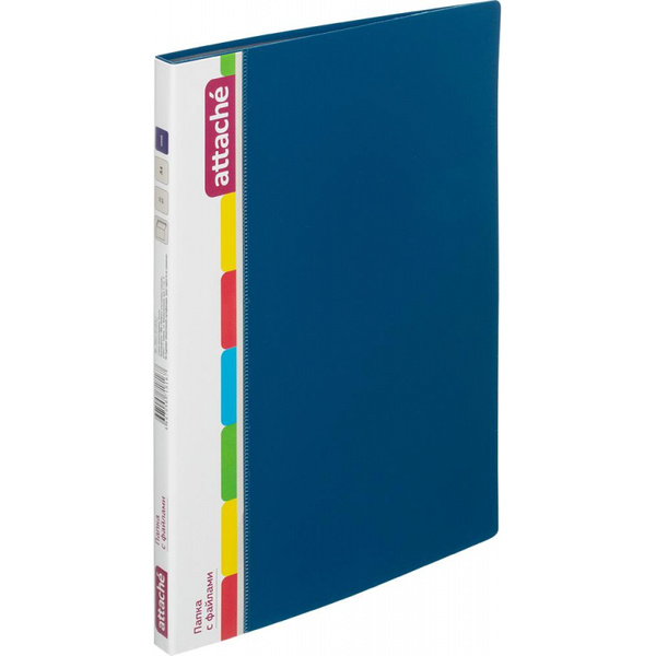 Папка файловая ATTACHE KT-20/07 синяя - купить с доставкой по выгодным ...
