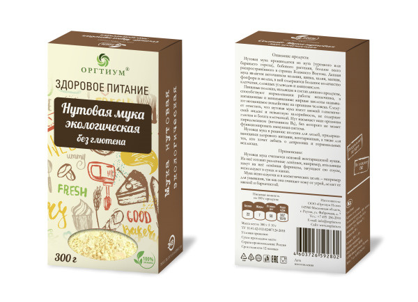 Мука нутовая Эко, 300 гр. - купить с доставкой по выгодным ценам в ...