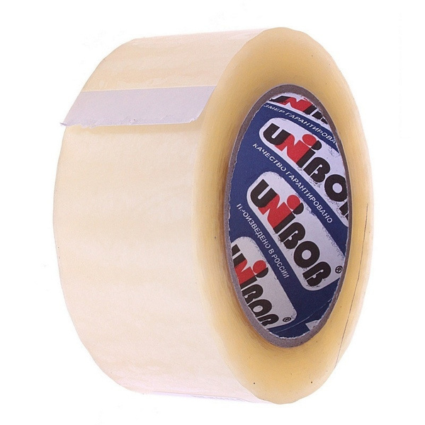 Клейкая лента UNIBOB 48 мм х 132 см, прозрачная, 40 мкр купить на OZON ...