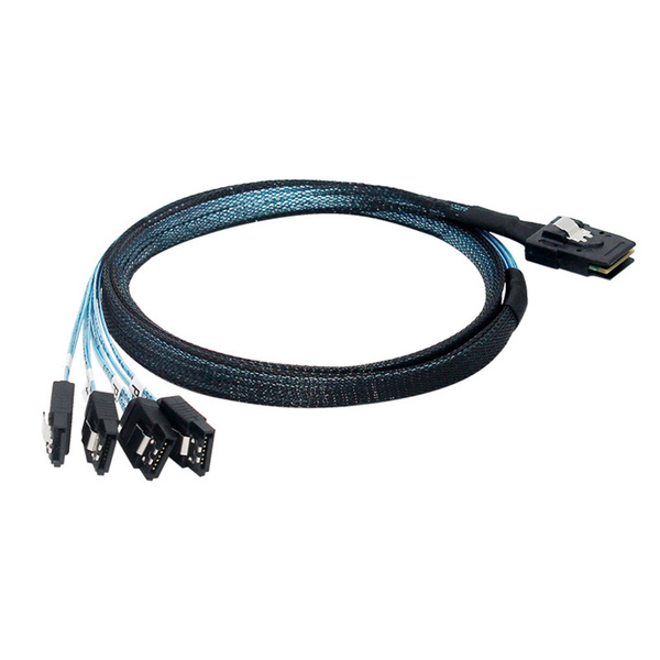 Кабель Mini SAS SFF 8087 4XSATA SAS SATA 3.0 для жесткого диска 6 Гбитс ...