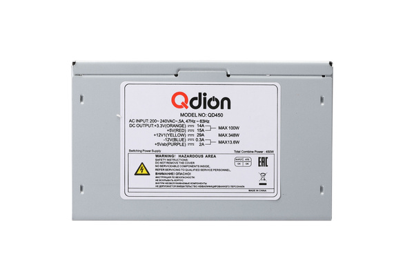 Блок питания для ПК FSP QDION ATX 450W (QD450) - купить с доставкой по ...