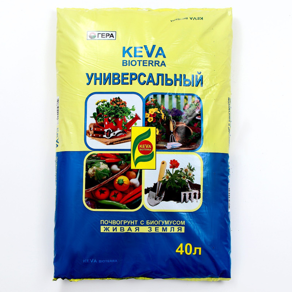 Универсальный грунт KEVA BIOTERRA, 40 л - купить по низкой цене в ...