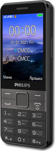 Мобильный телефон Philips Xenium E590, черный - купить по выгодной цене ...