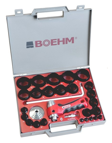 Набор пробойников 3-50 мм BOEHM 29 предметов (для паронитовых и ...