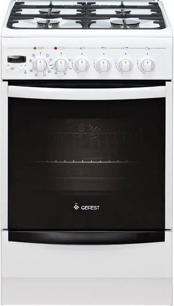 Плита комбинированная Gefest ПГЭ 5102-03 белый, отдельностоящая ...