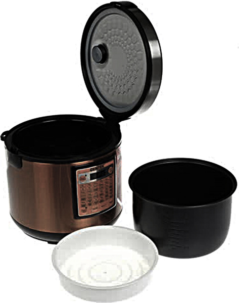 Мультиварка Centek ct-1495 черная/золотистая/скороварка 900вт/мини/для ...
