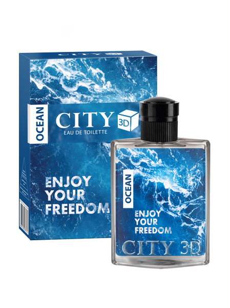 City Parfum Духи мужские CITY 3D Ocean, свежий, цитрусовый аромат ...