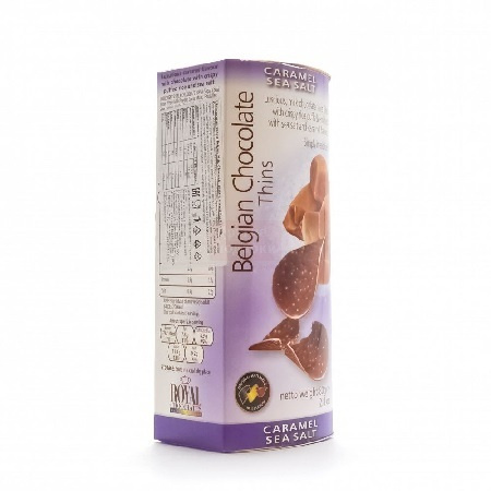 Шоколадные чипсы Belgian Chocolate Caramel Sea Salt / Бельгийские чипсы ...