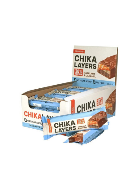 Chikalab Chika Layers 60 г х 20 шт Лесной орех с карамелью - купить с ...