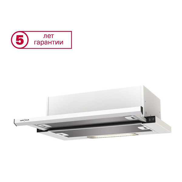 Вытяжка KRONA KAMILLA SLIM 600 WH (2 мотора) купить по низкой цене ...