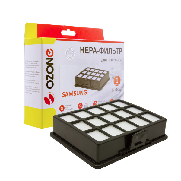 HEPA-фильтр Ozone H-03W синтетический для бытового пылесоса - купить с ...