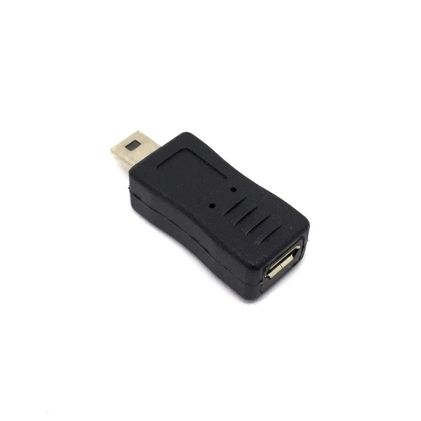 Переходник из microUSB (гнездо) на miniUSB (штекер) - купить с ...