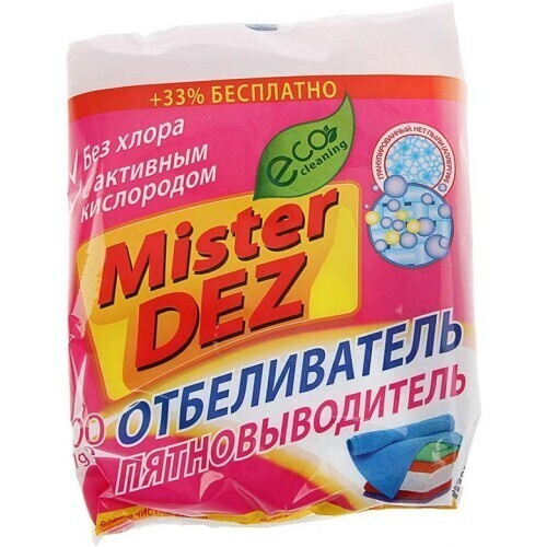 Mister Dez Eco-Cleaning Отбеливатель-пятновыводитель с активным ...