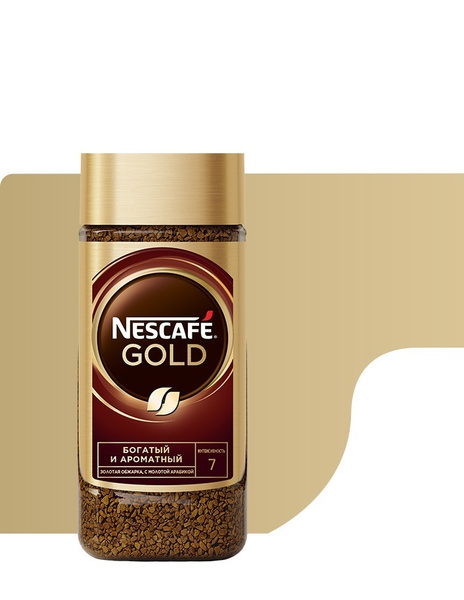 Кофе растворимый сублимированный Nescafe Gold 190 гр - купить с ...